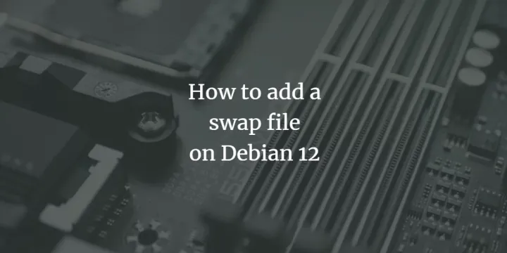 Debian 12 - Convert Swap Partition to Swapfile